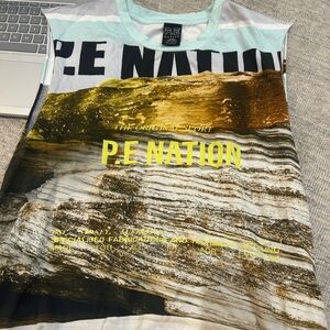P.E Nation Multicolor Graphic Tee